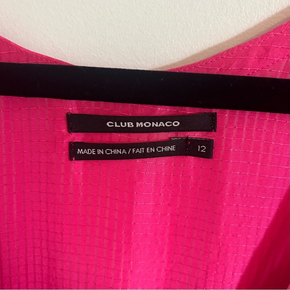 Club Monaco, pink silk dress - Picture 2 of 12